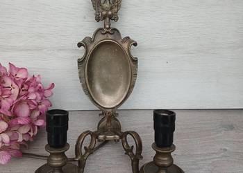 Mosiężny kinkiet Księstwo Warszawskie