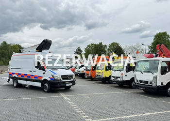 Mercedes Sprinter Zwyżka Podnośnik Koszowy KLUBB K42P UDT WUMAG GSR Wysoko…