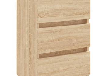 vidaXL Szafka nocna, dąb sonoma 40x35x62,5 cm（SKU:806217)