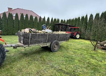 Przyczepa rolnicza jedno osiowa