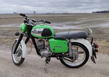 Mz ts 125 motocykl kat B/A1 wsk wfm SHL 125