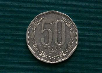 CHILE - 50 peso, 2017r