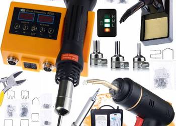 Stacja Lutownicza 2w1 Rosfix Orange Husky OH660 | 660W, Hot-Air, 900M