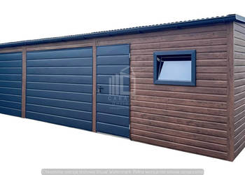 Garaż blaszany 10x3m 2x brama drzwi 2x okno ID1068