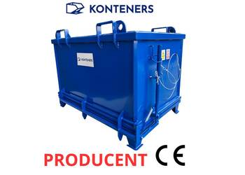 Kontener pojemnik ze otwieranym spodem 1m3 1000 L