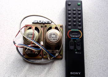 Sony pilot i głośniki 2szt. TV
