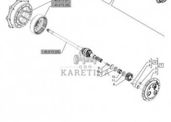 New Holland T6010 T6090 T6070 Jarzmo przekładni ob 87473022