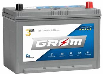 Akumulator 100Ah 850A GROM Premium Japan P+