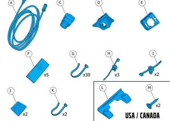 VOLVO S90 II kamera cofania parkowania zestaw kit OE 322866… VOLVO S90 II kamera cofania parkowania zestaw kit OE 322866…
