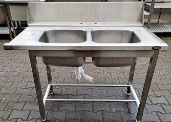 ZLEW 2 KOMORY POD ZMYWARKĘ KAPTUR - GORT - 120/74/85 CM -M.464.