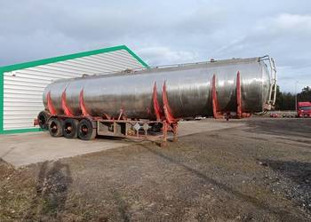 Naczepa cysterna nierdzewna 36m3 Vigoroux,podwozie Fruehauf