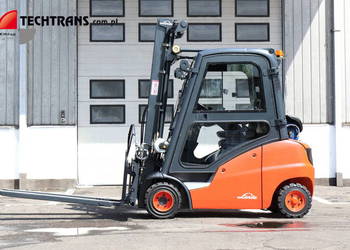 Linde H20T wózek widłowy używanyLPG Kabina Przesuw TECHTRANS