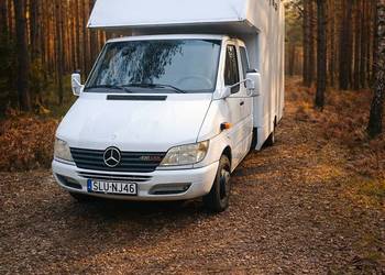Mercedes Sprinter 416 – Oryginalny Kamper 6 osób | Automat | Fotowoltaika