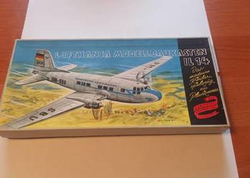 Veb K,Zschapau Ił 14 Biały kruk !!! Antyk! (Plasticart) 1960 (Niekompletny)