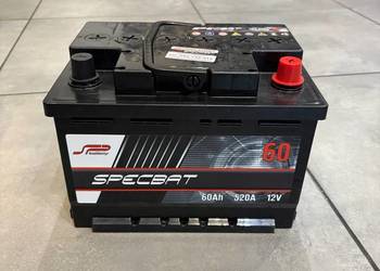 Akumulator SPECBAT 60Ah 520A EN PRAWY PLUS niski
