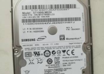 dysk twardy Seagate HD2.5" SATA2 1TB ST1000LM024