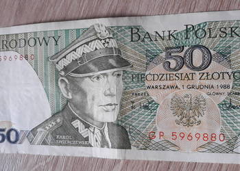 50 złotych 1 XII 1988 r seria GP