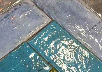 Płytki ścienne łaziekowe szkliwione cegiełka 30x7 Palette gat.1 Cerrad