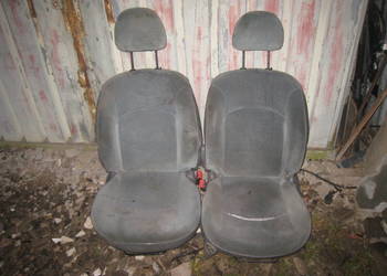 Fotel lewy kierowcy prawy pasażera Peugeot 206 5 drzwi welur air bag