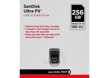 Pendrive SanDisk Ultra Fit USB 3.1 256GB
