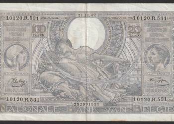 BELGIA 100 FRANKÓW 1942 - R.531