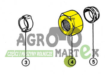 0002383351, 00 0238 335 1, 2383351 NAKRĘTKA CLAAS