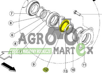 0021544200, 21544200 PIERŚCIEŃ USZCZELNIAJĄCY CLAAS