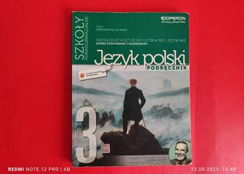 Romantyzm język polski 3 – podręcznik Operon, 2013 r.