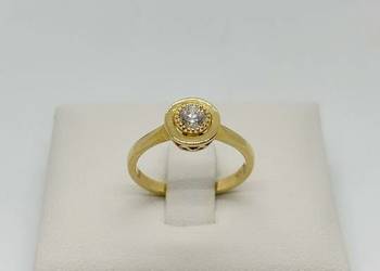 Nowy Złoty Pierścionek pr 585 2,45g (Rozmiar 12)