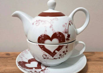 dzbanek Z Filiżanką Zaparzacz Zestaw Do Herbaty Tea For One