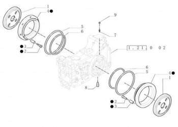 New Holland T6010 T6070 Tłok 87316486