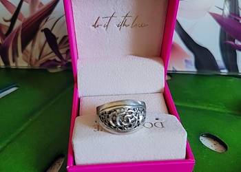 Srebrny pierścionek vintage 925