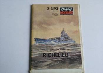 Mały Modelarz nr 2-3/1993, Francuski okręt liniowy Richelieu