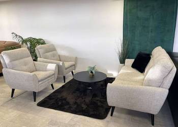 Komplet wypoczynkowy GOLDI 311 tkanina, dostępny od zaraz!