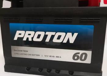 Akumulator 60Ah 480A PROTON. Darmowa wymiana !