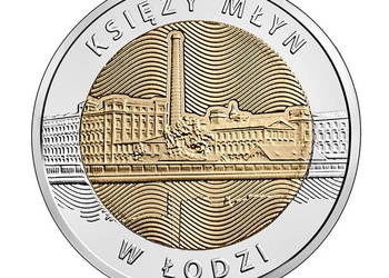 Moneta 5 zł Księży Młyn w Łodzi