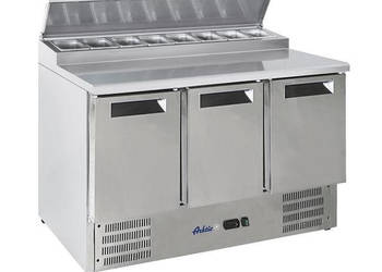 Stół Sałatkowy z Nadstawką Chłodniczy 3-Drzwiowy Hendi 236239