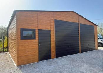 Garaż blaszany 9x7 wyższy hala wiata producent 10x8 12x6 9x10 9x15 6x10