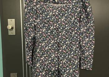 &other stories sukienka modny wzór kwiaty floral imprezowa roz.36