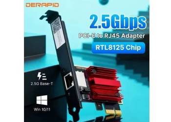 Karta sieciowa 2.5G PIC-E na RJ45  NOWA