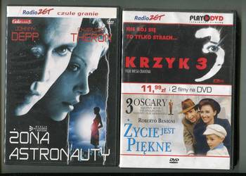 Krzyk 3 Życie jest piękne + Żona astronauty 2 Filmy DVD