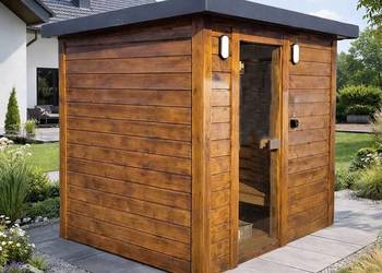 SAUNA OGRODOWA CUBE LUX 220cm x 220cm