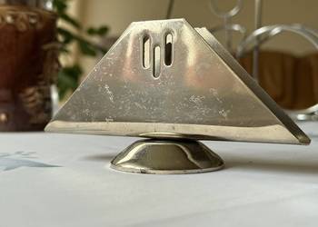 Serwetnik metalowy vintage