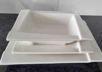 Serwis obiadowy kwadratowy Ambition 18 elementów dla 6 osób