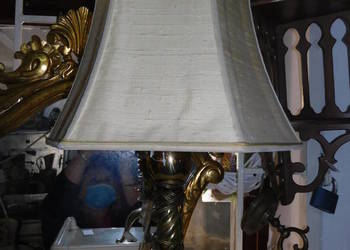 Lampa mosiężna glamour