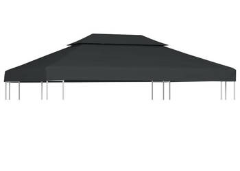 Zadaszenie altany 2-poziomowe 310 g/m² 4 x 3 m antracytowe WM-44758