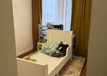 Łóżko BUSUNGE rozsuwana rama IKEA