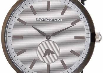 Emporio Armani męski zegarek ze skórzanym paskiem AR11119