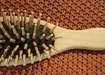 Szczotka drewniana, delikatna dla skalpu wysyłka