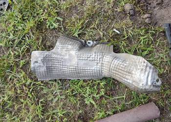 osłona aluminiowa kolektora wydechowego tłumika laguna II